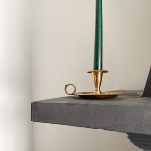Vintage Brass Candle Holder